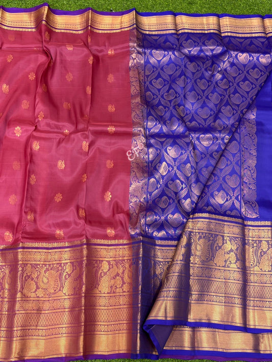 Beautiful vintage Kanchi Lightweight Pattu Sarees
