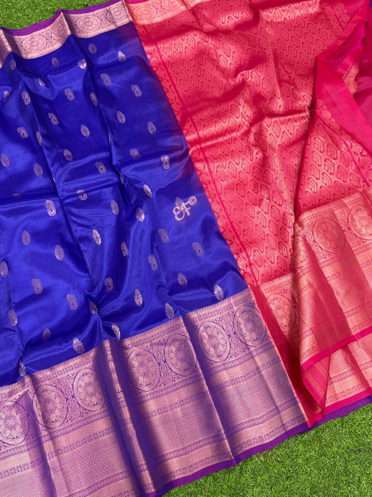 Beautiful vintage Kanchi Lightweight Pattu Sarees