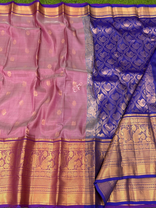 Beautiful vintage Kanchi Lightweight Pattu Sarees