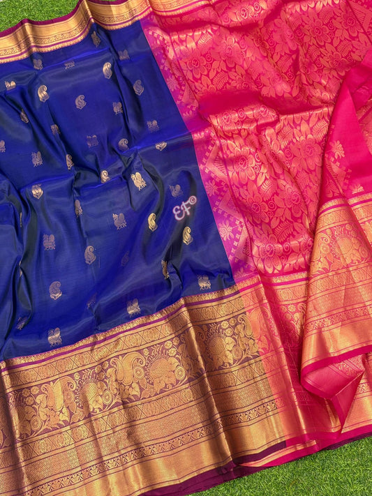Beautiful vintage Kanchi Lightweight Pattu Sarees