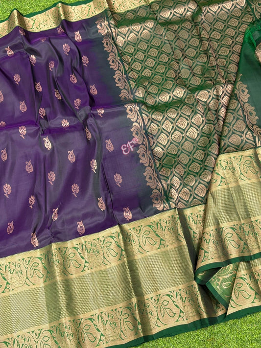 Beautiful vintage Kanchi Lightweight Pattu Sarees