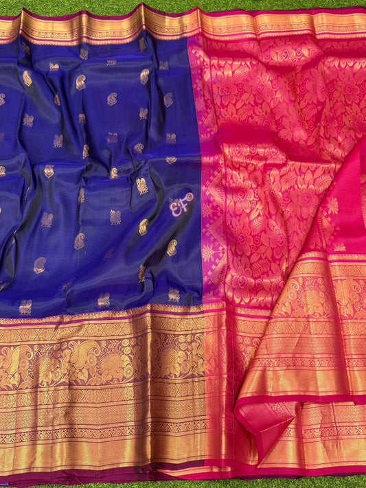 Beautiful vintage Kanchi Lightweight Pattu Sarees