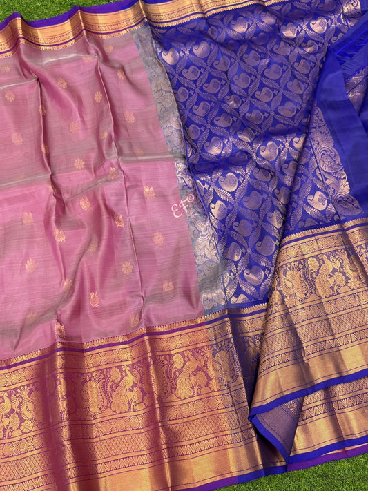 Beautiful vintage Kanchi Lightweight Pattu Sarees