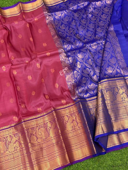 Beautiful vintage Kanchi Lightweight Pattu Sarees