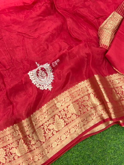 Exclusive Hand work Pure Handloom 2D Acchu Silk Sarees