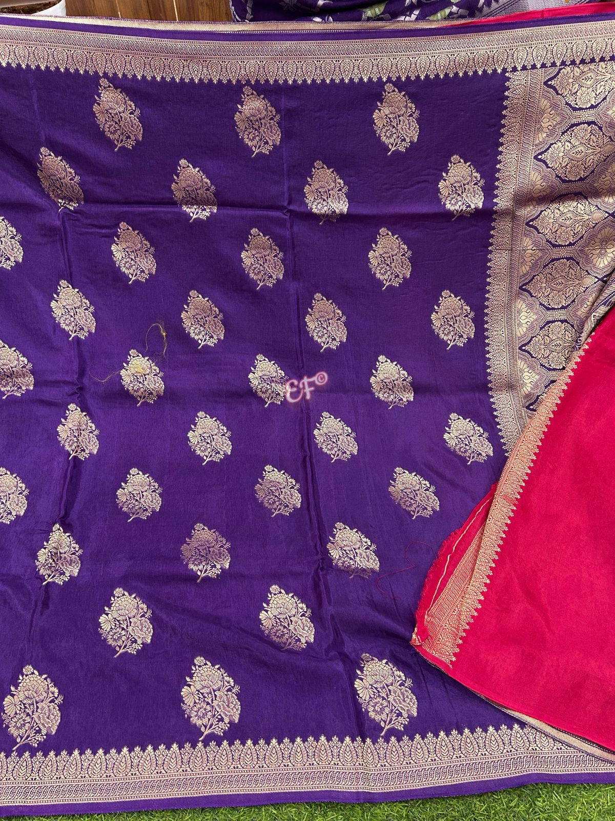 Fabulous Mashru Crape Silk Sarees