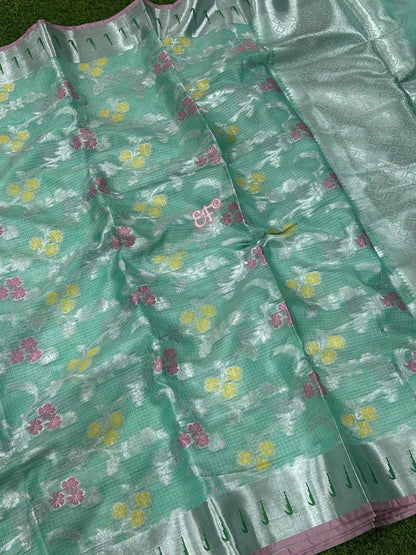 Zari Kota inspired Kota Silk Sarees