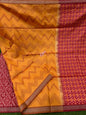 Budget Friendly Ikkat Tusser Silk Sarees