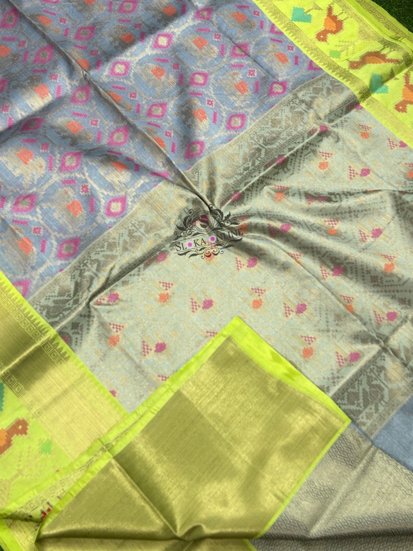 Beautiful and Elegant Shades Of Handloom Tissue Kota Sarees