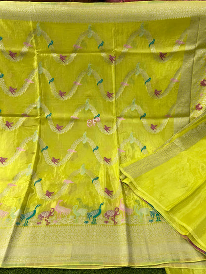 Pure and Lightweight Handloom Victoria Crape Silk Sarees