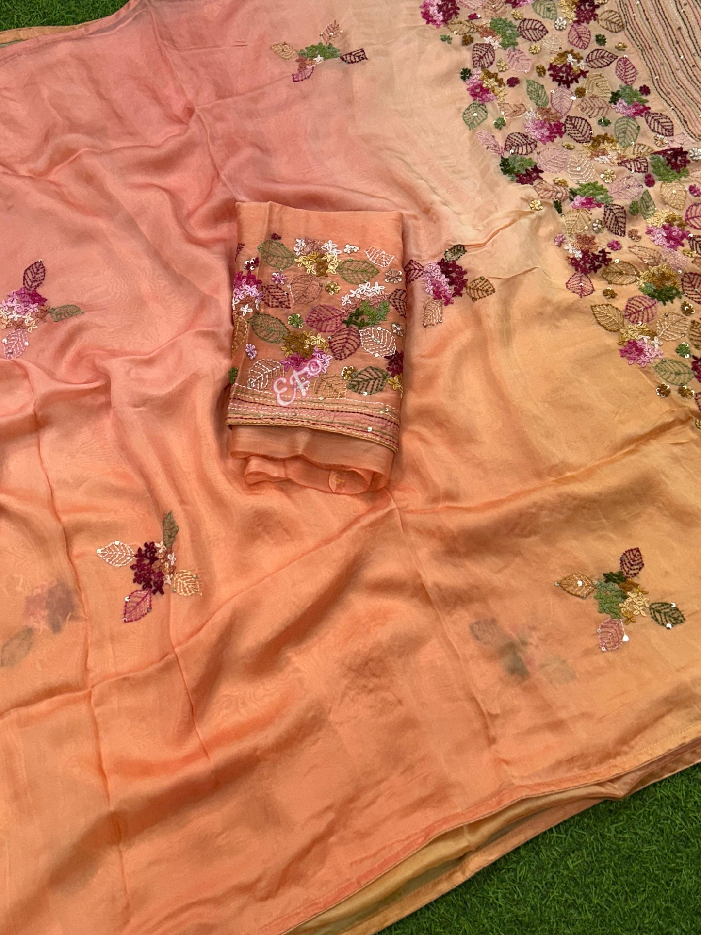 Exclusive Beautiful Cocktail Collection Of Handloom Soft Organza silk Sarees