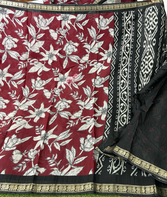 Budget Friendly Mangalagiri Kalamkari Sarees