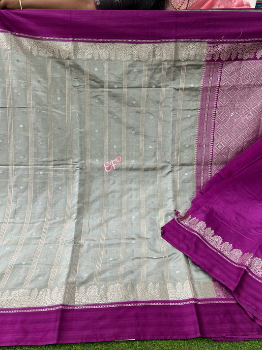 Pure Handloom Banarasi Chiniya Pattu Sarees