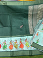 Beautiful Fancy Chiniya Checks sarees