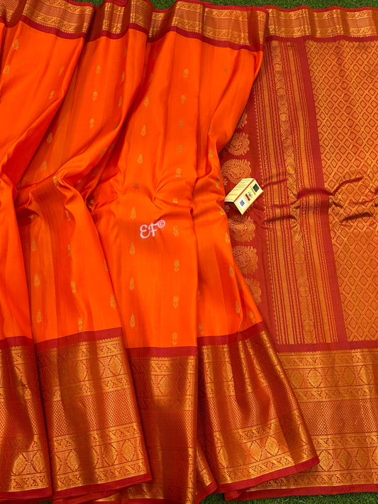 Bridal and Traditional Pure Handloom Double Warp Gadwal Pattu Sarees