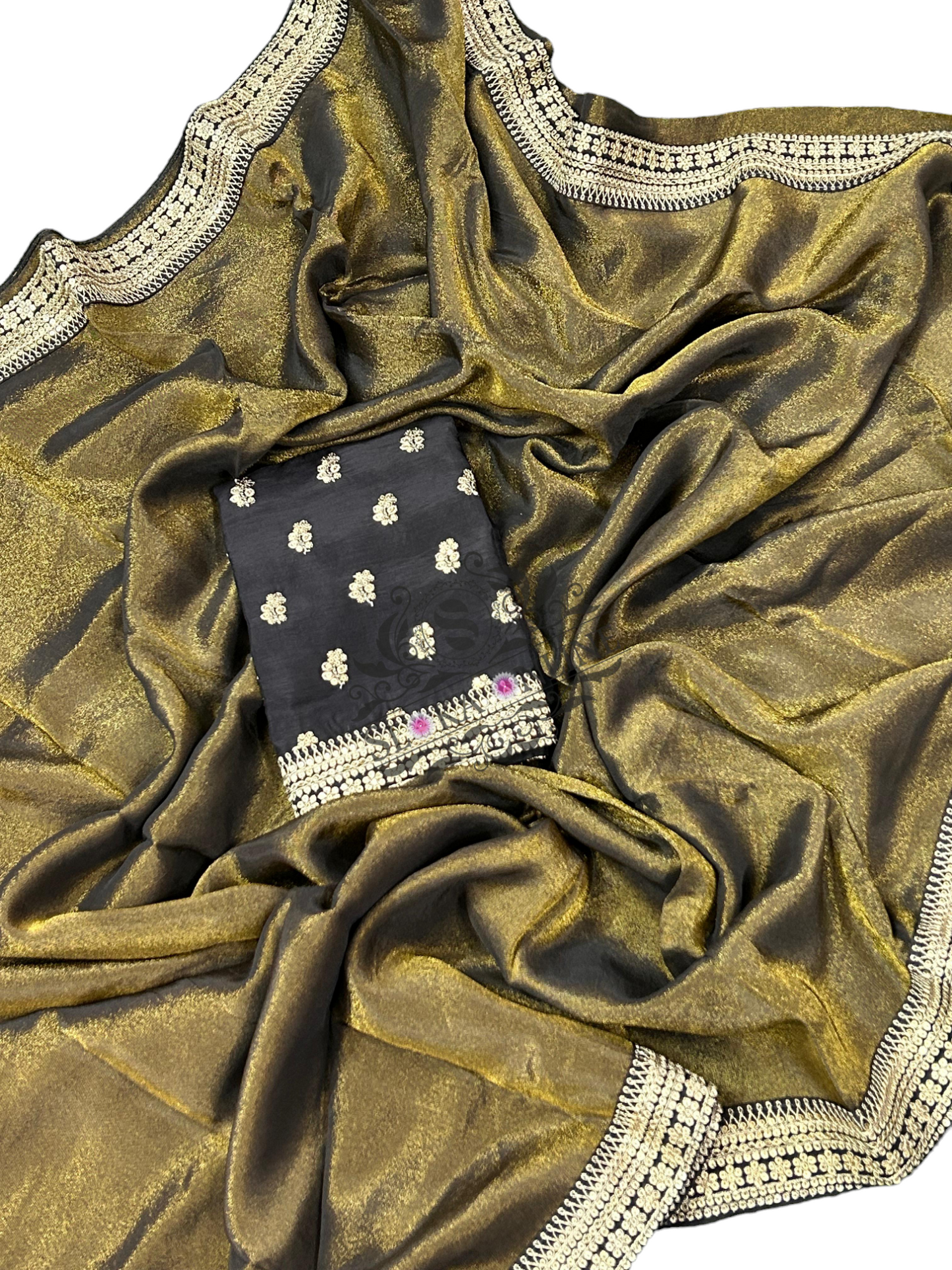 Trending Beautiful Collection of Tissue Crape Silk Sarees