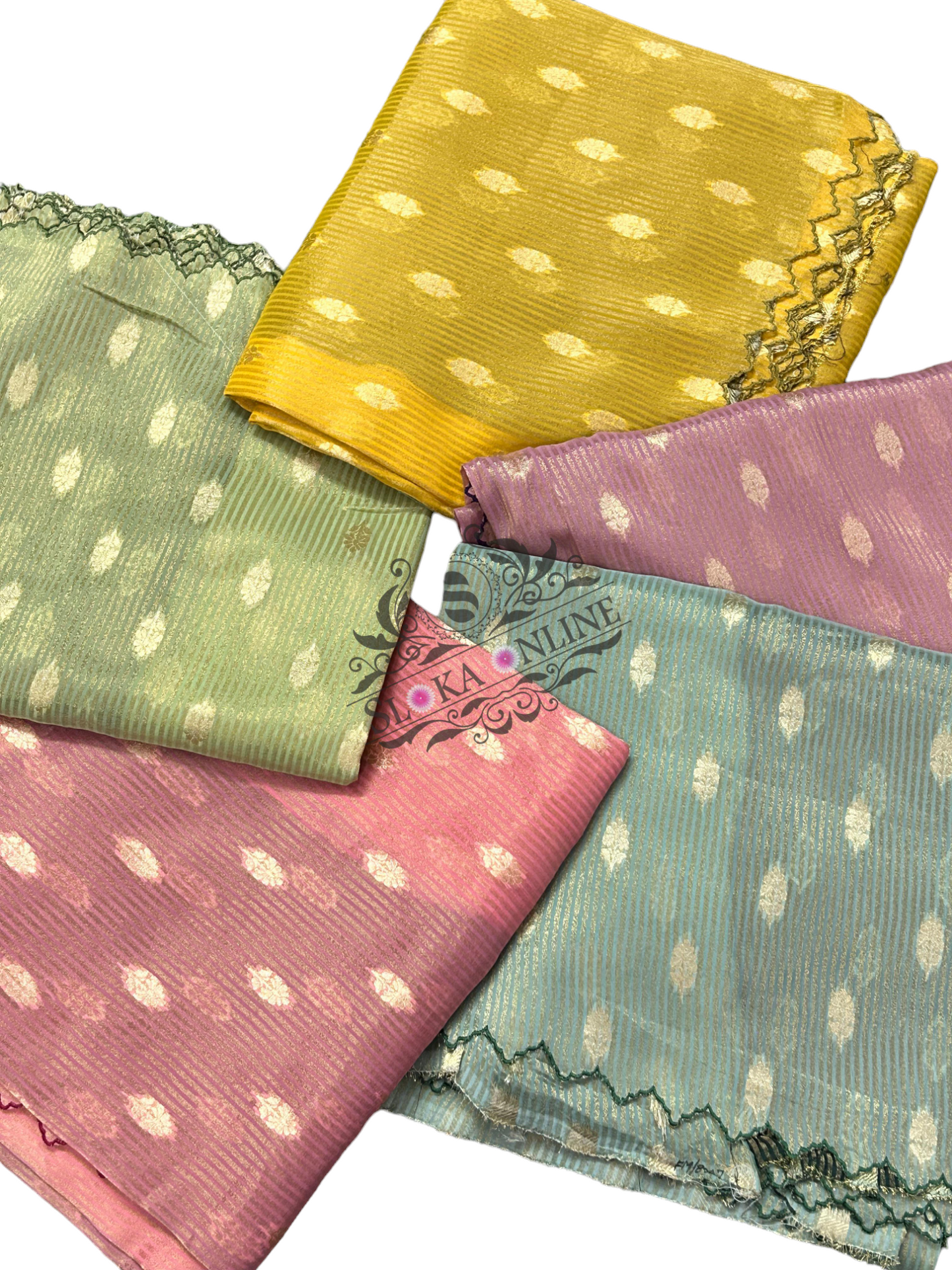 Trending Beautiful Collection of  Crape Tissue Sarees
